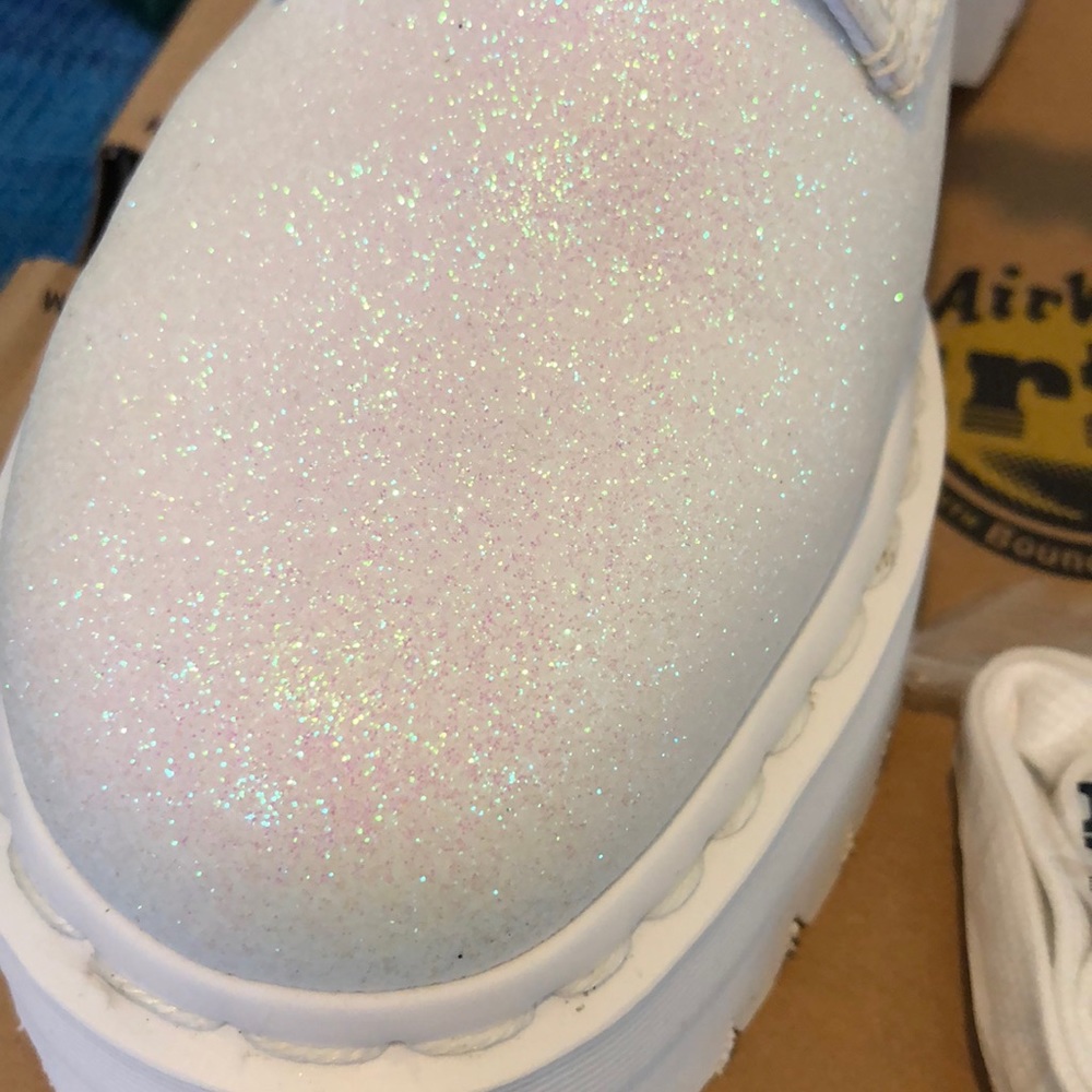 Sold Dr martens white glitter molly boots - Picture 6 of 8